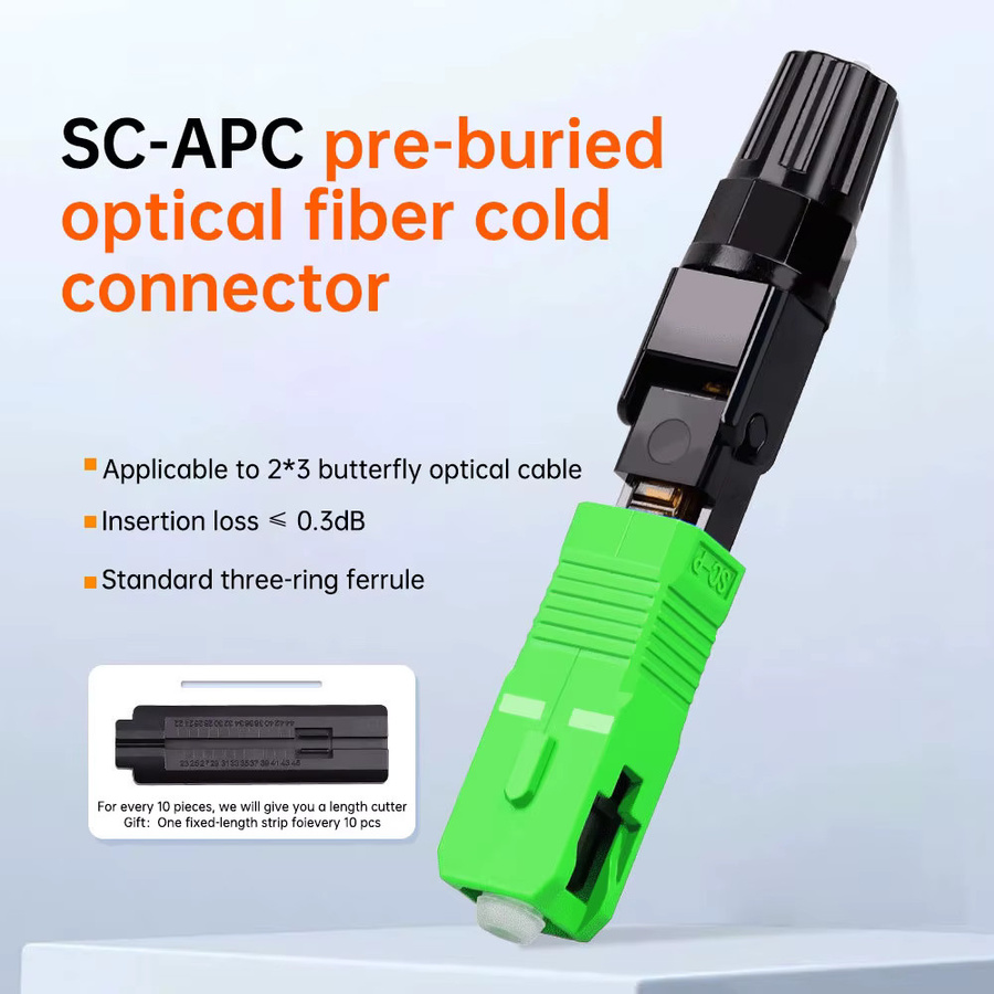 Natalink SC APC Glasfaser-Schnellverbinder für FTTH, wiederverwendbarer Fusions-Glasfaser-Kaltkoppler-Adapter-Verbindungstools - Bild 4