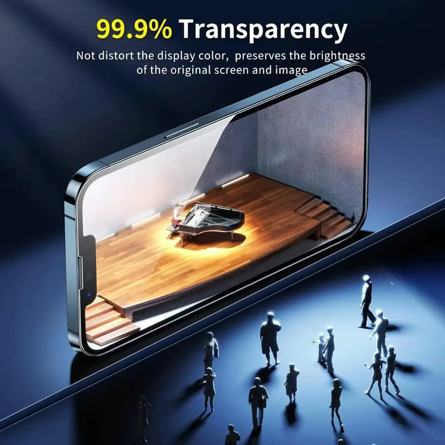 DIXSG 4er-Pack Ultra-Klare Displayschutzfolie aus gehärtetem Glas für iPhone 11 bis iPhone 17 Pro Max, Transparent - Bild 6