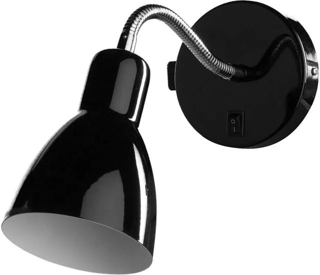 Arte Lamp Wandleuchte Dorm E14 Schwarz aus Metall - Bild 1