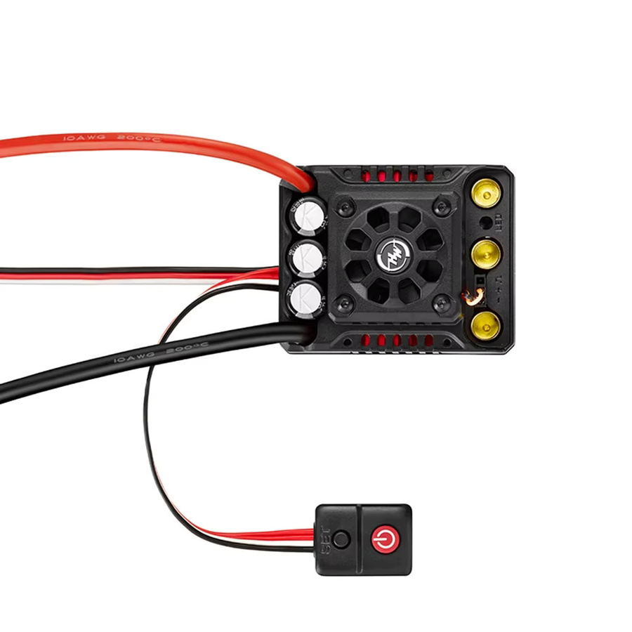 HOBBYWING QuicRun WP 8BL150 G2 ESC-Geschwindigkeitsregler, wasserdicht, 3–6S, für Monster Truck im Maßstab 1:8 - Bild 4