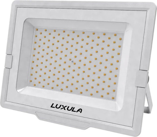 LUXULA LED Fluter Strahler 150W mit 15000lm, Neutralweiß 4000K, IP65 IK06, Weiß