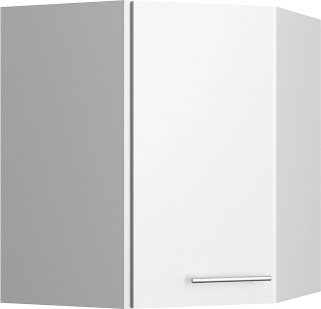 Optifit Küchen-Eckoberschrank Bengt Weiß matt mit Feinstruktur, B/T/H: 60 x 70,4 x 34,9 cm - Bild 1