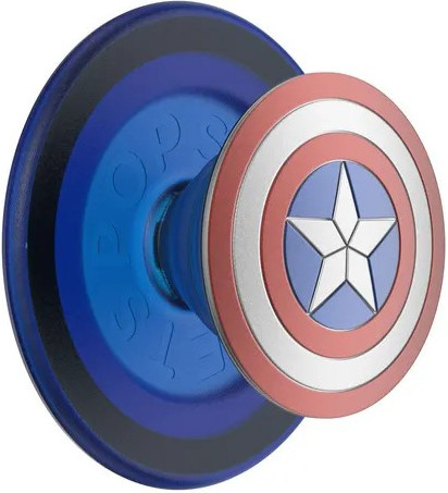 PopSockets PopGrip MagSafe Enamel Captain America Magnetring in Multicolour - Bild 1