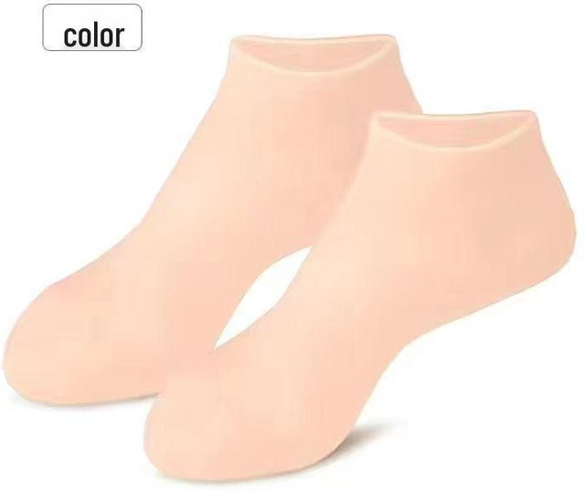 Global Finds Fußabdeckungen aus Silikon, Feuchtigkeitsspendend, Unisex - Bild 1