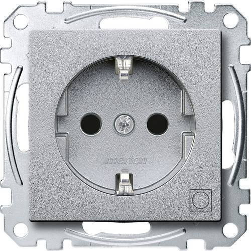 Merten Steckdose System M Aluminium in Silber IP44 MEG2351-0460 - Bild 1