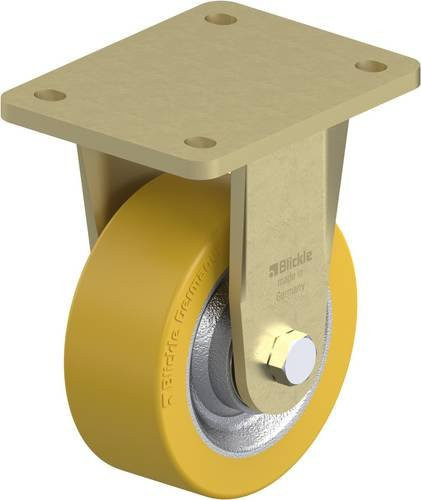 Blickle Bockrolle 45617 BS-SETH 125K aus Stahl mit 125 mm Rad-Durchmesser und 500 kg Tragfähigkeit - Bild 1