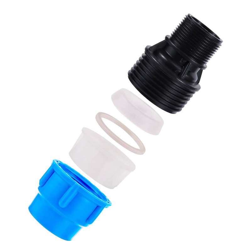 Adhere To Fly IBC-Wassertankanschluss mit Reduzieradapter für PE-Rohre und Gewinde 1/2 Zoll, 3/4 Zoll, 1 Zoll sowie 20 mm - Bild 4