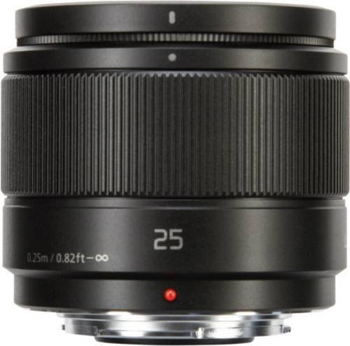 Panasonic Lumix G Standard-Objektiv H-H025E-K für Micro Four Thirds, 25 mm, f/1.7, Schwarz - Bild 1
