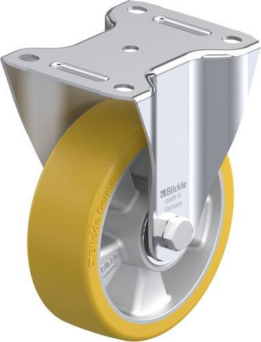 Blickle B-ALTH 150K Bockrolle aus Stahl in Silber mit 150 mm Rad-Durchmesser und 400 kg Tragfähigkeit - Bild 1