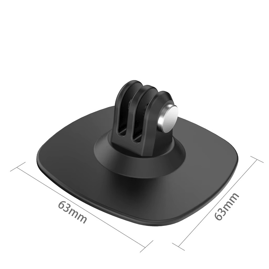 Flexible Action-Kamera Halterung mit gebogenen und flachen Basen für GoPro, Insta360 Ace Pro 2 und OSMO Action in Schwarz - Bild 2
