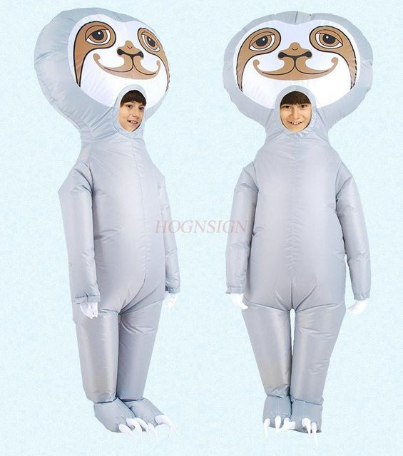 Binchi Outdoor Product Faultier aufblasbare Kleidung, Cartoon-Puppe Verkleidungskleidung, ab 3 Jahre - Bild 1