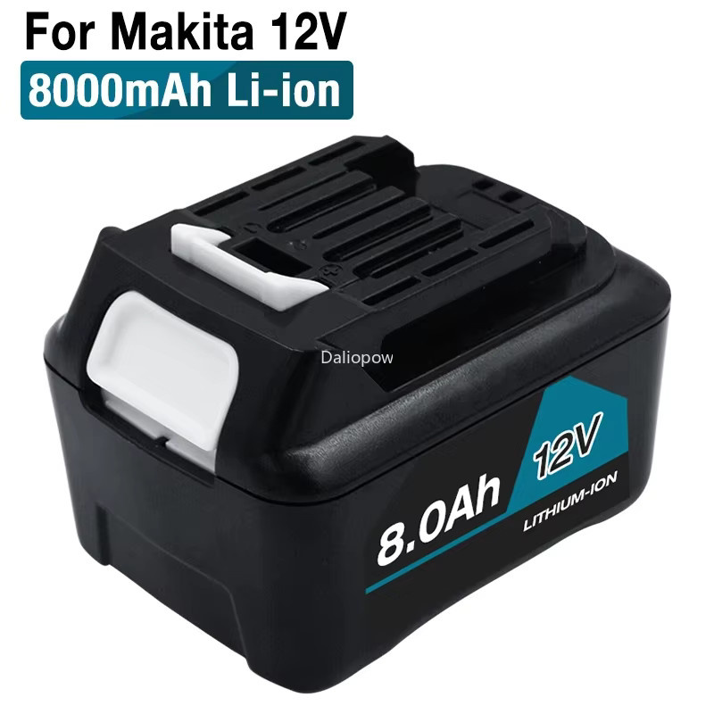 Makita Li-Ionen Ersatz-Akku 10,8V 12V Max 8000mAh in Schwarz für BL1040 BL1020B BL1040B BL1050B BL1041 BL1016 BL1021 - Bild 2
