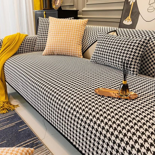 Rutschfester Sofabezug aus Polyester in Schwarz für dein Sofa oder deinen Sessel, Breite: 70 cm, Breite: 70 cm - Bild 1