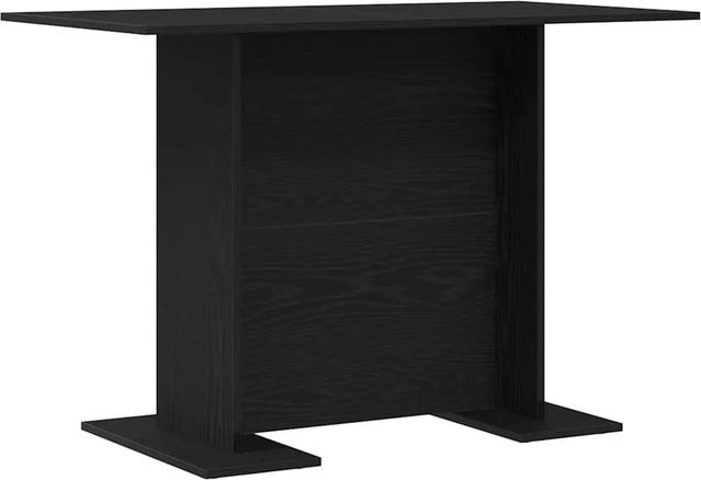 vidaXL Esstisch in Eichen-Optik und Schwarz, moderner rechteckiger Holztisch für Esszimmer und Küche, B/T/H: 110 x 60 x 75 cm - Bild 1