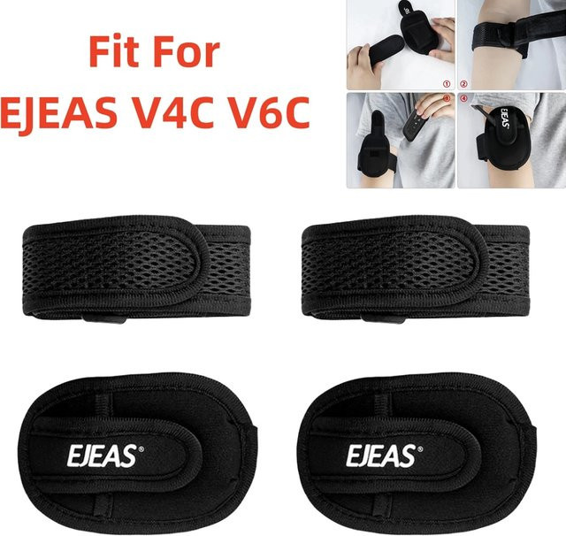 EJEAS Schiedsrichter Sprech Armband Tasche für V6C Pro V4C Plus VNETPHONE V6C, Farbe: Schwarz - Bild 1