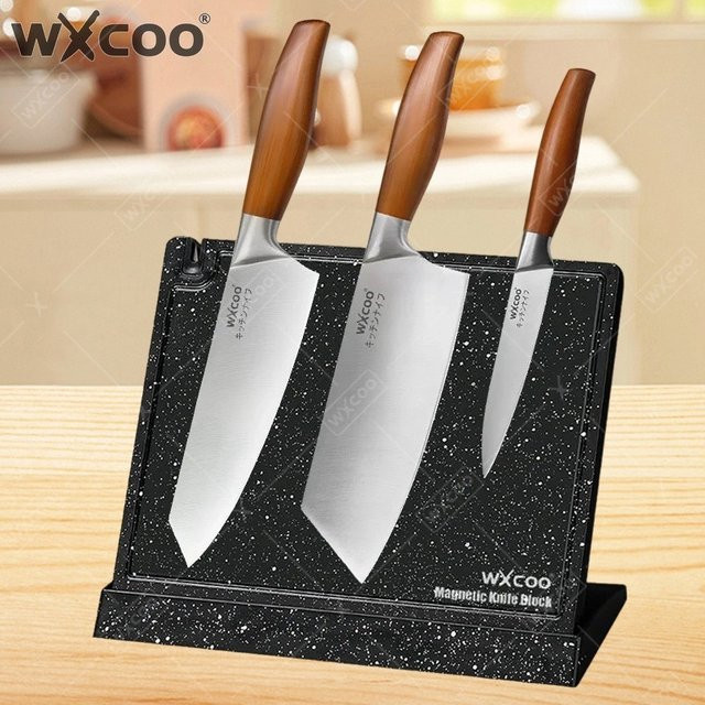 WXCOO Professionelles Entbeinsmesser aus Edelstahl in Silber zum Schneiden von Fleisch und Obst - Bild 1
