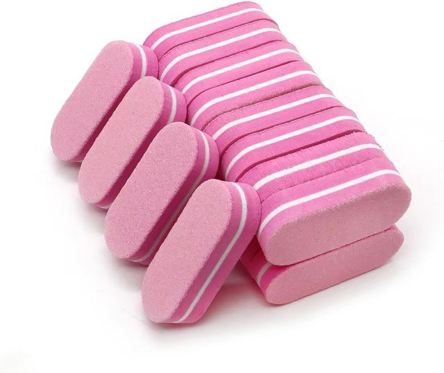 JEARLYU Nagelpufferblock, Rosa, 100/180 Körnung, Unisex - Bild 1