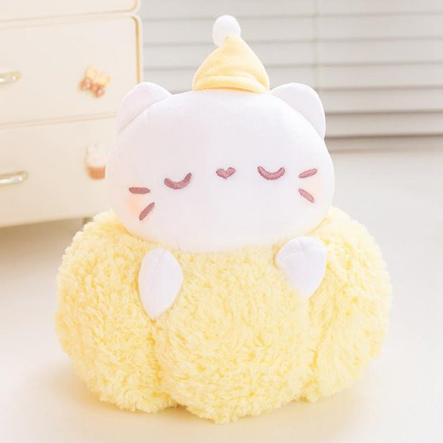 Yiran toy Kürbis Kätzchen Plüschtier, 23cm - Bild 1