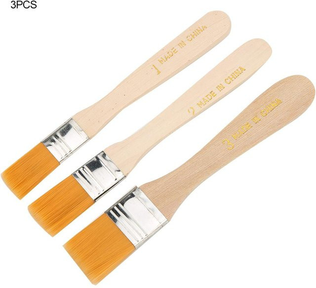 Neoglint Uhrenreparaturwerkzeuge, Reinigungsbürste, Holzgriff, beige - Bild 1