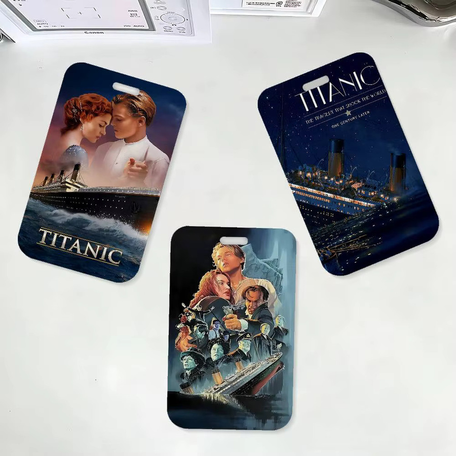 Classic Movie T-Titanic Ausweishalter mit Umhängeband für Büro und Schule, Mehrfarbig - Bild 3
