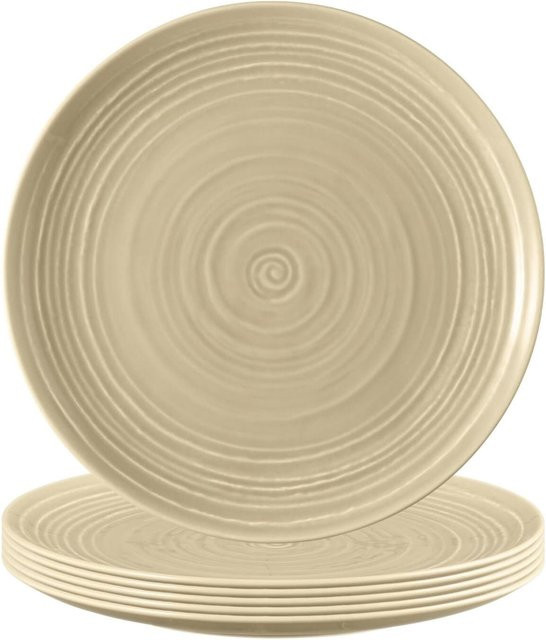 Seltmann Weiden Frühstücksteller Terra Serie, 6er Set, Sandbeige, Durchmesser: 22,5 cm - Bild 1