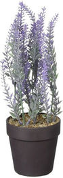 Mica Decorations Künstlicher Lavendel im Topf Violett, Dekoblume aus Kunststoff, Höhe: 24 cm, Breite: 10 cm, Tiefe: 10 cm - Bild 1
