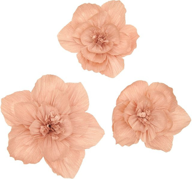 Rico Design Krepppapier mit Blüten Motiv in Terracotta - Bild 1