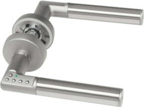 Assa Abloy effeff Code Türgriff Ausführung B in Silber Matt mit 8mm Vierkant - Bild 1
