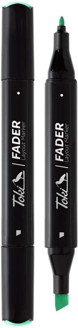 Toki Marker Fader Set mit 66 Farben in Mint Green und Chisel-Spitze - Bild 1
