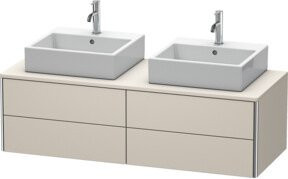 Duravit Waschtischunterschrank XSquare Tau, wandhängend, B/H/T: 140 x 54,8 x 40 cm - Bild 1