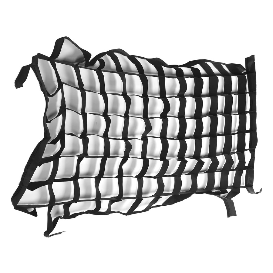 VBESTLIFE Nylon Softbox Gitter Schwarz, faltbares Cellular Grid Mesh für Fotografie Studio Zubehör, B/H: 50 x 70 cm - Bild 3
