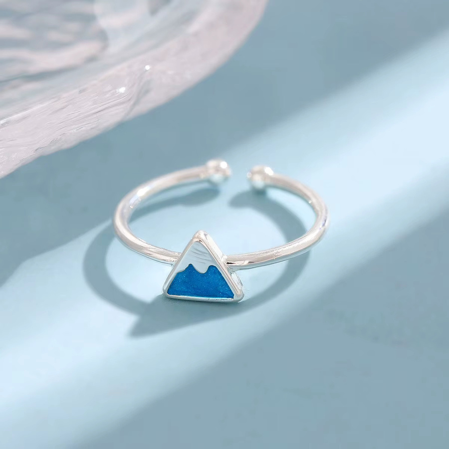 GaGa-Duck Öffnungsring 925 Silber, blau, Epoxidharz, Damen - Bild 2