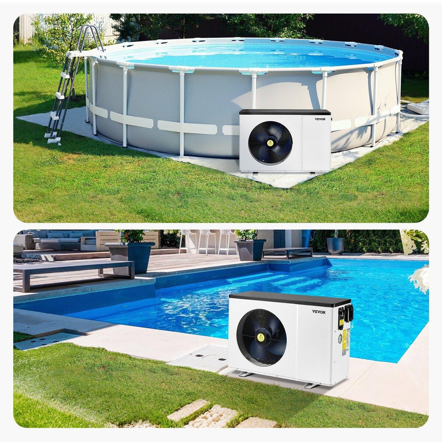 Buying Solutions MB Elektrische Pool-Wärmepumpe mit variabler Frequenz zur Heizung und Kühlung von Poolwasser, 1,48-7,11 kW - Bild 5