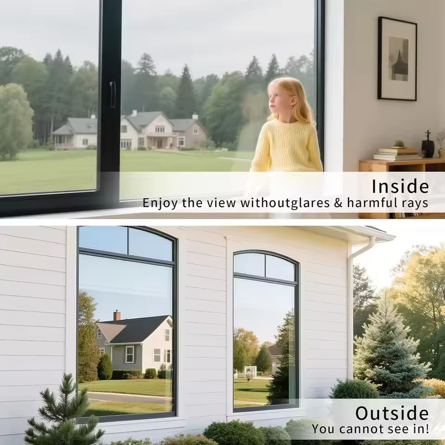 ctzsoop Sonnenschutz- und Wärmeisolierungs-Fensterfolie als Einweg-Sichtschutz mit UV-Schutz, blickdicht, 40 x 100 cm - Bild 3