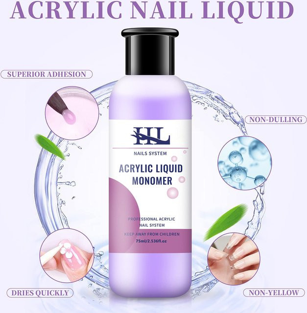 HLGEL Monomer Acryl-Nagelflüssigkeit, 75 ml - Bild 1
