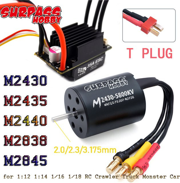 Surpass Hobby ESC Motor Combo, Wasserdicht, für RC Truck Monster - Bild 1