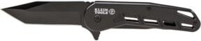 Klein Tools Taschenmesser aus Edelstahl in Schwarz mit kugelgelagerter Klappfunktion - Bild 1