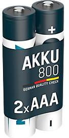 Ansmann MaxE NiMH Akku Micro AAA 1.2V 800 mAh 2er Pack - Bild 3