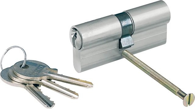 AnsaPro Messing Profilzylinder 40/40 in Gold oder Silber - Bild 1