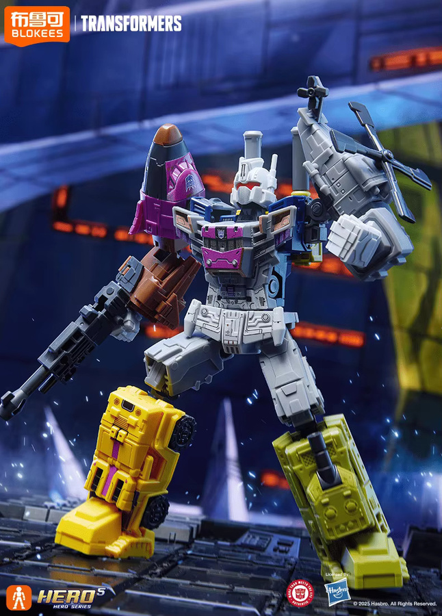 BLOKEES Transformers Optimal Optimus Primal Cheetor Megatron Actionfiguren Montagemodell - Bild 2