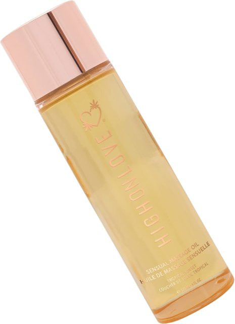 HighOnLove Massage Oil Tropical Sunset, 120 ml, Damen, Hanfsamenöl - Bild 1