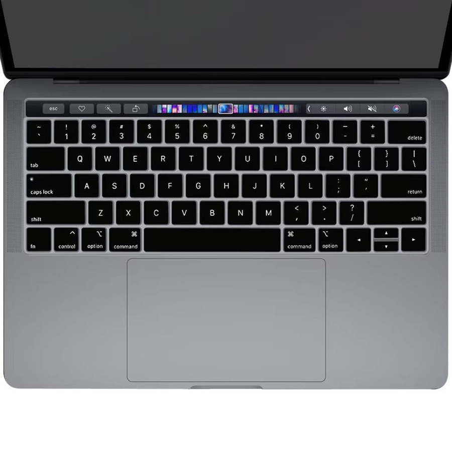 Transparente Tastaturabdeckung für Apple MacBook Pro mit Touch Bar 13 und 15 Zoll (Modell A2159, A1706, A1707, A1989, A1990) - Bild 4