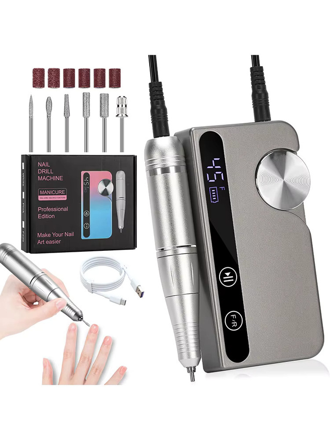 DianaBeauty Nagelbohrmaschine, Elektrischer Nagelpolierer, USB-Aufladung - Bild 3