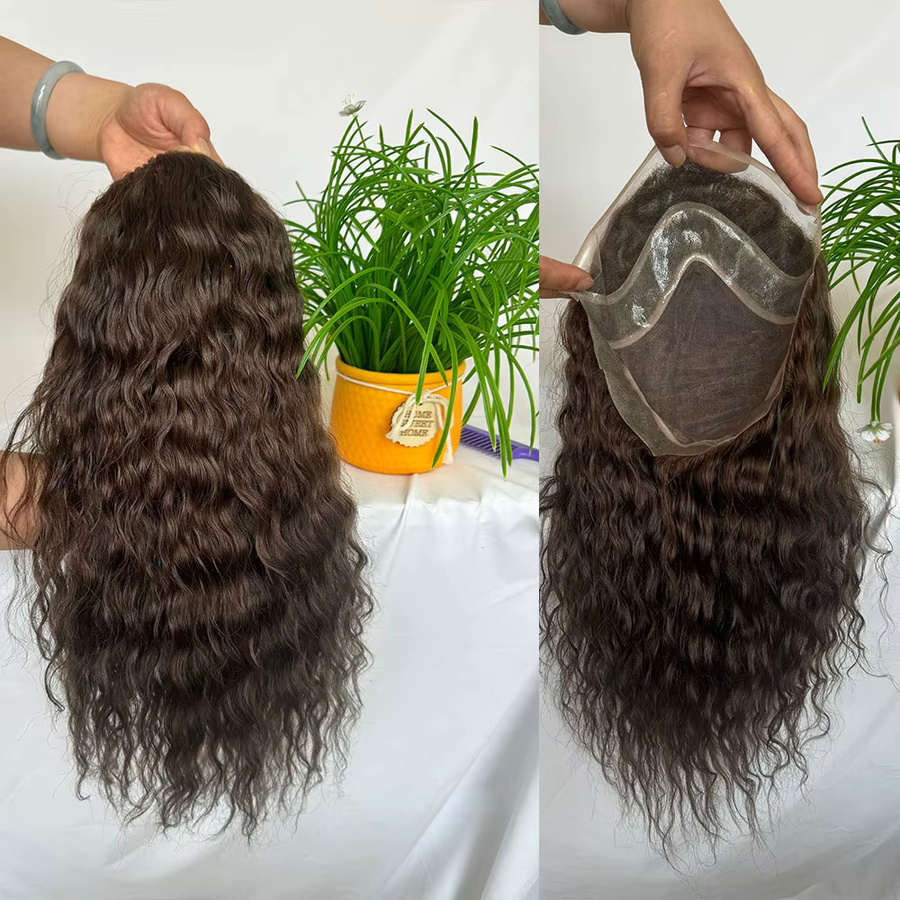 eseewigs Haarsystem für Herren, natürlich gewellt, 8 x 10 Zoll - Bild 5