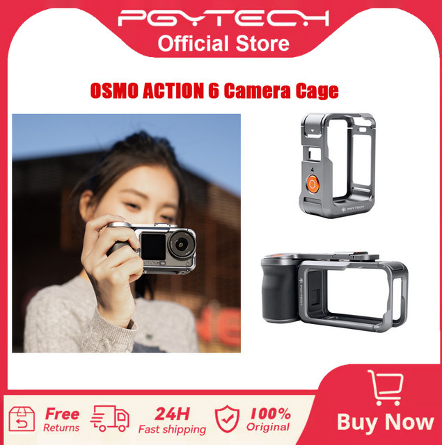 PGYTECH StreetPro Griffkit für OSMO ACTION 6 Action Camera, Grau - Bild 1