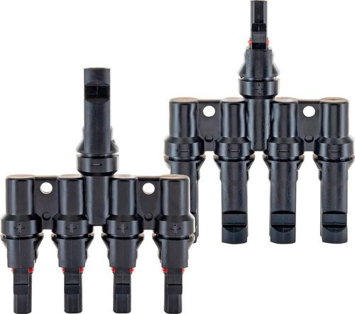 Schwaiger Solar-Adapter-Set 4in1 in Schwarz - Bild 1