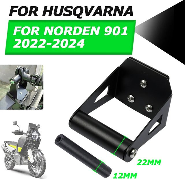 Smartphone und GPS Halterung für Husqvarna Norden 901 (2022-2023) in Schwarz - Bild 1
