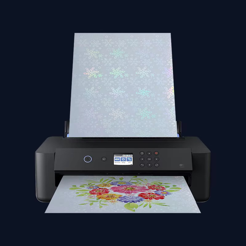 Tonpei Transparentes Holografisches Vinyl-Aufkleberpapier A4 für Tintenstrahldrucker Wasserdicht und Reißfest für DIY-Projekte - Bild 3