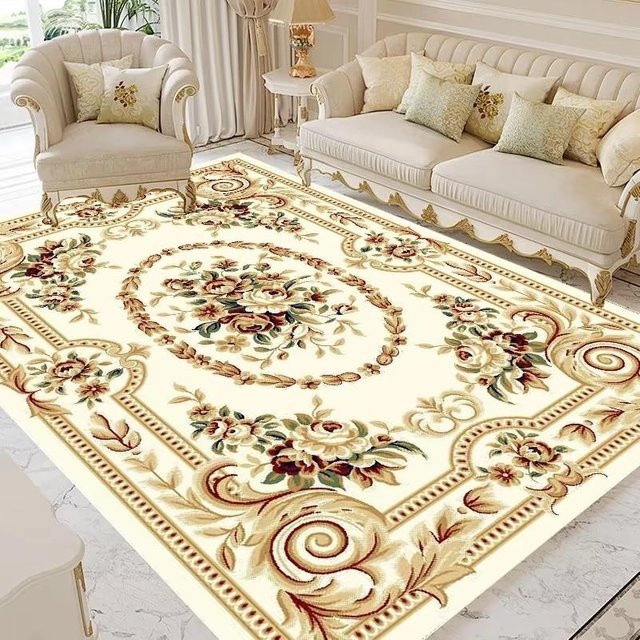 Lodestar Blumenteppich im europäischen Retro-Stil, mehrfarbig, B/T: 240 x 160 cm - Bild 1