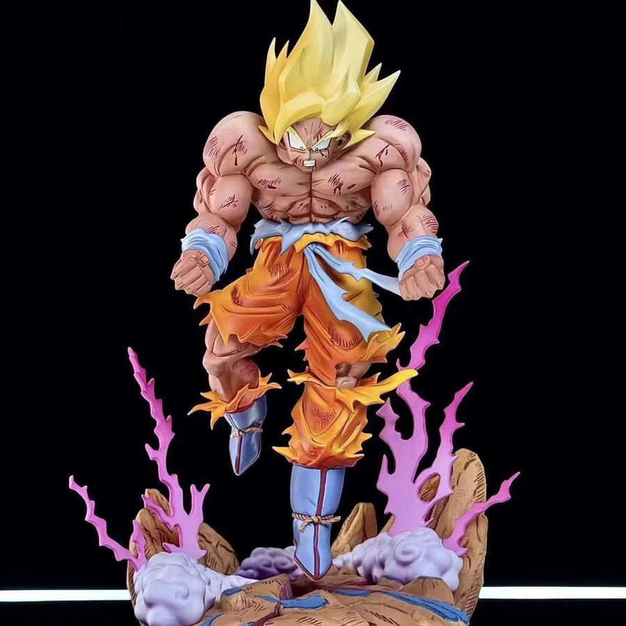 KAMI Studio Dragon Ball Z Super Saiyan Goku Statue, PVC-Figur - Bild 3